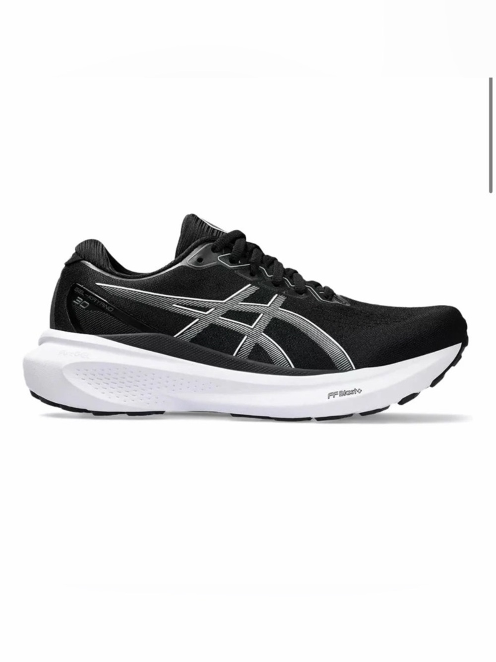 ASICS Gel Kayano 30 Running Shoes (Women’s Size 8), Black/Sheet Rock
